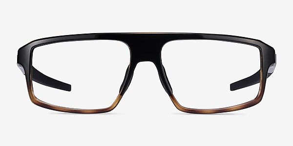 Oakley Cogswell Polished Black Brown Tortoise Plastic Eyeglass Frames
