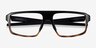 Oakley Cogswell Polished Black Brown Tortoise PlasticEyeglass Frames from EyeBuyDirect, Closed View
