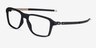 Oakley Wheel House Satin Black PlastiqueMontures de lunettes de vue d'EyeBuyDirect, Vue d'Angle