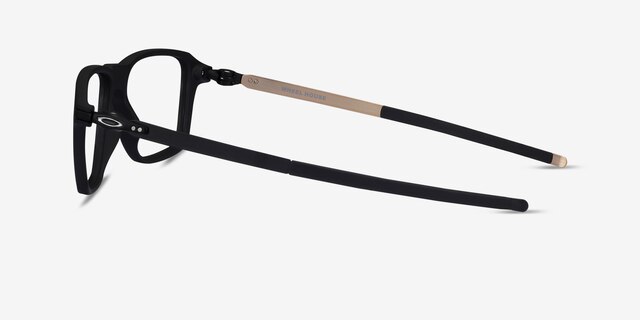 Oakley Wheel House Satin Black PlastiqueMontures de lunettes de vue d'EyeBuyDirect, Vue de Côté