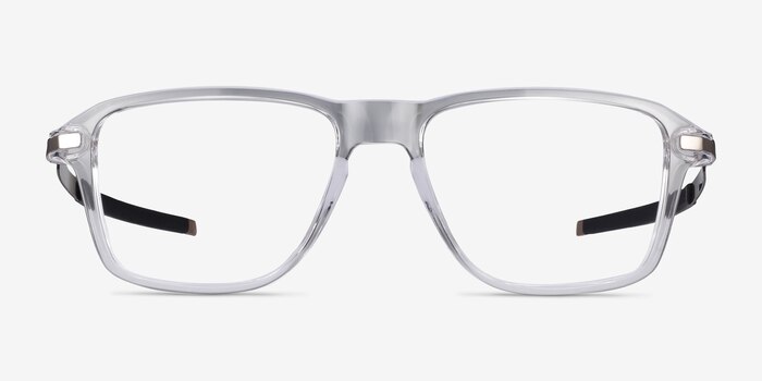 Oakley Wheel House Polished Clear Plastic Eyeglass Frames from EyeBuyDirect
