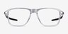 Oakley Wheel House Polished Clear PlasticEyeglass Frames from EyeBuyDirect, Front View