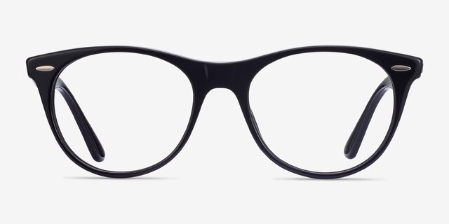 Ray-Ban RB2185V Black AcetateEyeglass Frames from EyeBuyDirect, Front View