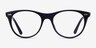 Ray-Ban RB2185V Black AcetateEyeglass Frames from EyeBuyDirect, Front View