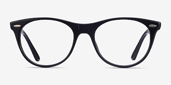 Ray-Ban RB2185V Black Acetate Eyeglass Frames