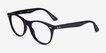 Ray-Ban RB2185V Black AcetateEyeglass Frames from EyeBuyDirect, Angle View