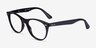 Ray-Ban RB2185V Black AcetateEyeglass Frames from EyeBuyDirect, Angle View
