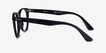 Ray-Ban RB2185V Black AcetateEyeglass Frames from EyeBuyDirect, Side View