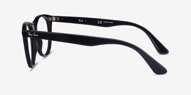 Ray-Ban RB2185V Black AcetateEyeglass Frames from EyeBuyDirect, Side View
