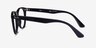 Ray-Ban RB2185V Black AcetateEyeglass Frames from EyeBuyDirect, Side View