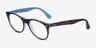 Ray-Ban RB2185V Tortoise Blue AcetateEyeglass Frames from EyeBuyDirect, Angle View