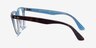 Ray-Ban RB2185V Tortoise Blue AcetateEyeglass Frames from EyeBuyDirect, Side View