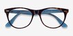 Ray-Ban RB2185V Tortoise Blue AcetateEyeglass Frames from EyeBuyDirect, Closed View