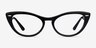 Ray-Ban Nina Black AcetateEyeglass Frames from EyeBuyDirect, Front View