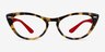 Ray-Ban Nina Tortoise Red AcétateMontures de lunettes de vue d'EyeBuyDirect, Vue de Face