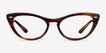 Ray-Ban Nina Tortoise AcetateEyeglass Frames from EyeBuyDirect, Front View