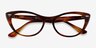 Ray-Ban Nina Tortoise AcetateEyeglass Frames from EyeBuyDirect, Closed View