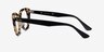 Ray-Ban Nina Tortoise Black AcetateEyeglass Frames from EyeBuyDirect, Side View