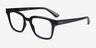 Ray-Ban RB4323V Black PlasticEyeglass Frames from EyeBuyDirect, Angle View