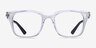 Ray-Ban RB4323V Clear PlasticEyeglass Frames from EyeBuyDirect, Front View