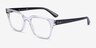 Ray-Ban RB4323V Clear PlasticEyeglass Frames from EyeBuyDirect, Angle View