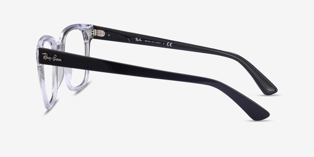 Ray-Ban RB4323V Clear PlasticEyeglass Frames from EyeBuyDirect, Side View