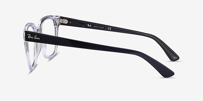 Ray-Ban RB4323V Clear Plastic Eyeglass Frames from EyeBuyDirect