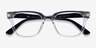 Ray-Ban RB4323V Clear PlasticEyeglass Frames from EyeBuyDirect, Closed View