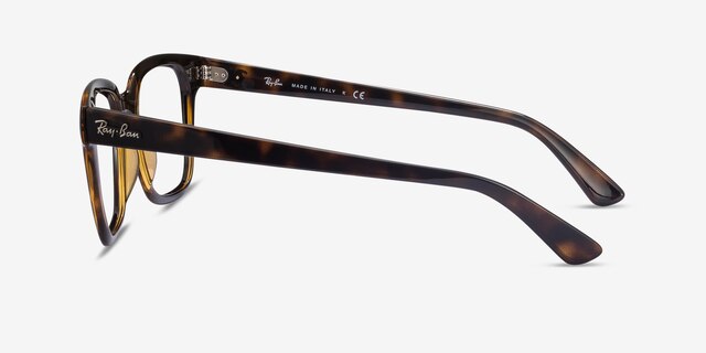 Ray-Ban RB4323V Tortoise PlasticEyeglass Frames from EyeBuyDirect, Side View