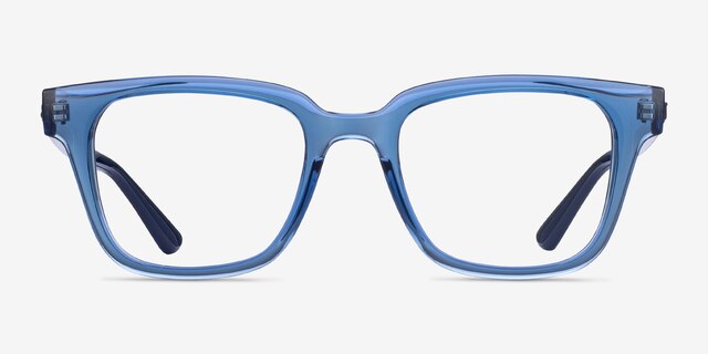 Ray-Ban RB4323V Clear Blue PlasticEyeglass Frames from EyeBuyDirect, Front View