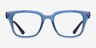 Ray-Ban RB4323V Clear Blue PlasticEyeglass Frames from EyeBuyDirect, Front View