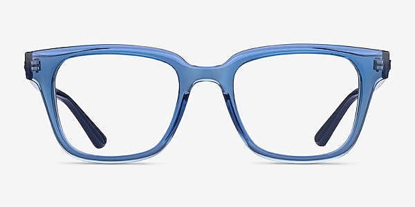 Ray-Ban RB4323V Clear Blue Plastic Eyeglass Frames