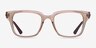 Ray-Ban RB4323V Clear Brown PlasticEyeglass Frames from EyeBuyDirect, Front View