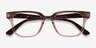 Ray-Ban RB4323V Clear Brown PlasticEyeglass Frames from EyeBuyDirect, Closed View