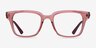 Ray-Ban RB4323V Clear Pink PlasticEyeglass Frames from EyeBuyDirect, Front View