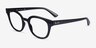 Ray-Ban RB4324V Black PlasticEyeglass Frames from EyeBuyDirect, Angle View