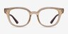 Ray-Ban RB4324V Clear Brown PlasticEyeglass Frames from EyeBuyDirect, Front View