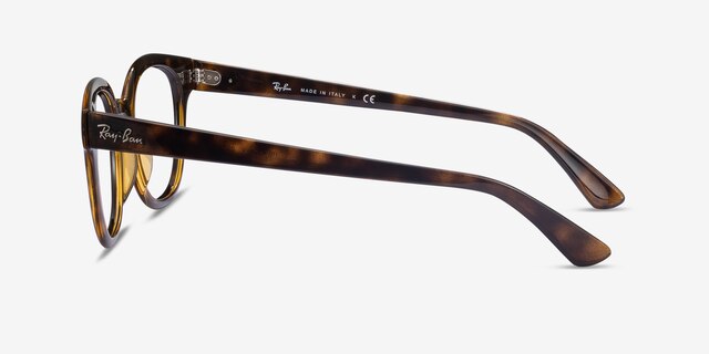 Ray-Ban RB4324V Tortoise PlasticEyeglass Frames from EyeBuyDirect, Side View