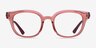 Ray-Ban RB4324V Clear Pink PlasticEyeglass Frames from EyeBuyDirect, Front View