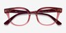 Ray-Ban RB4324V Clear Pink PlasticEyeglass Frames from EyeBuyDirect, Closed View