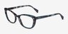 Ray-Ban RB5366 Blue Tortoise AcetateEyeglass Frames from EyeBuyDirect, Angle View