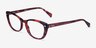 Ray-Ban RB5366 Pink Tortoise AcetateEyeglass Frames from EyeBuyDirect, Angle View