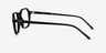 Ray-Ban RB5370 Black AcetateEyeglass Frames from EyeBuyDirect, Side View