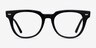 Ray-Ban Meteor Black AcetateEyeglass Frames from EyeBuyDirect, Front View
