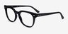 Ray-Ban Meteor Black AcetateEyeglass Frames from EyeBuyDirect, Angle View