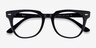 Ray-Ban Meteor Black AcetateEyeglass Frames from EyeBuyDirect, Closed View