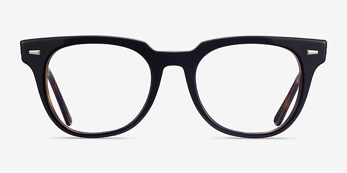 Ray-Ban Meteor Black Tortoise Acetate Eyeglass Frames