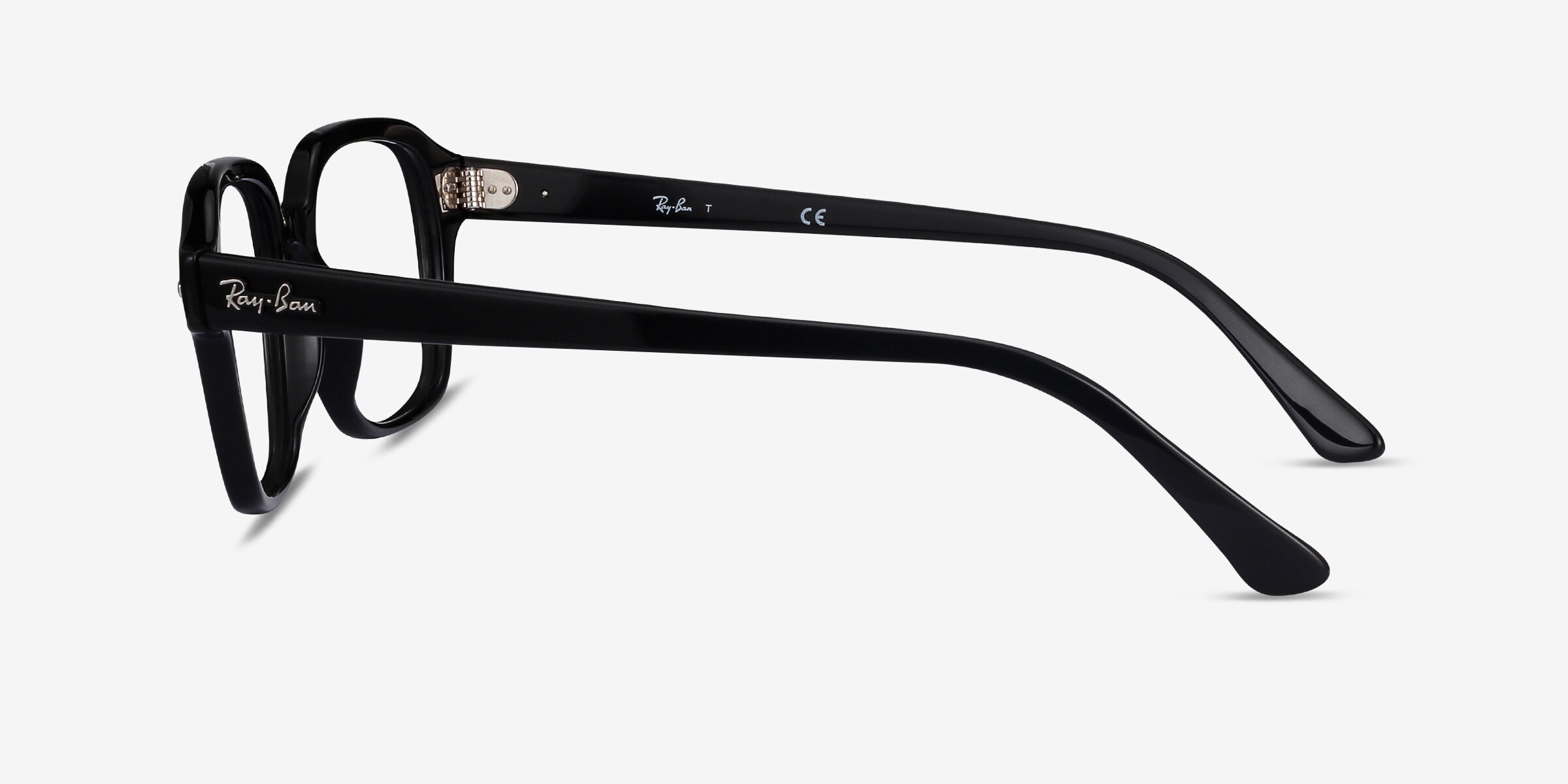RAY BAN RB0707VM Women’s Cat Eye Eyeglasses in Striped Havana RAY BAN Women main image 3