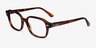Ray-Ban RB5382 Striped Havana AcetateEyeglass Frames from EyeBuyDirect, Angle View