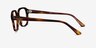 Ray-Ban RB5382 Striped Havana AcetateEyeglass Frames from EyeBuyDirect, Side View